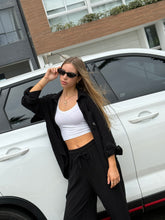 Set Lia Pant y Camisón Negro