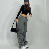 Parachute Pants Verde Cemento