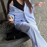 Set Lía Pant y Camisón Azul Claro