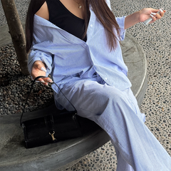 Set Lía Pant y Camisón Azul Claro