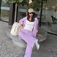 Set Lía Pant y Camisón Rojo