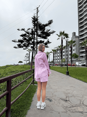 Set Lia Short y Camisón Rojo