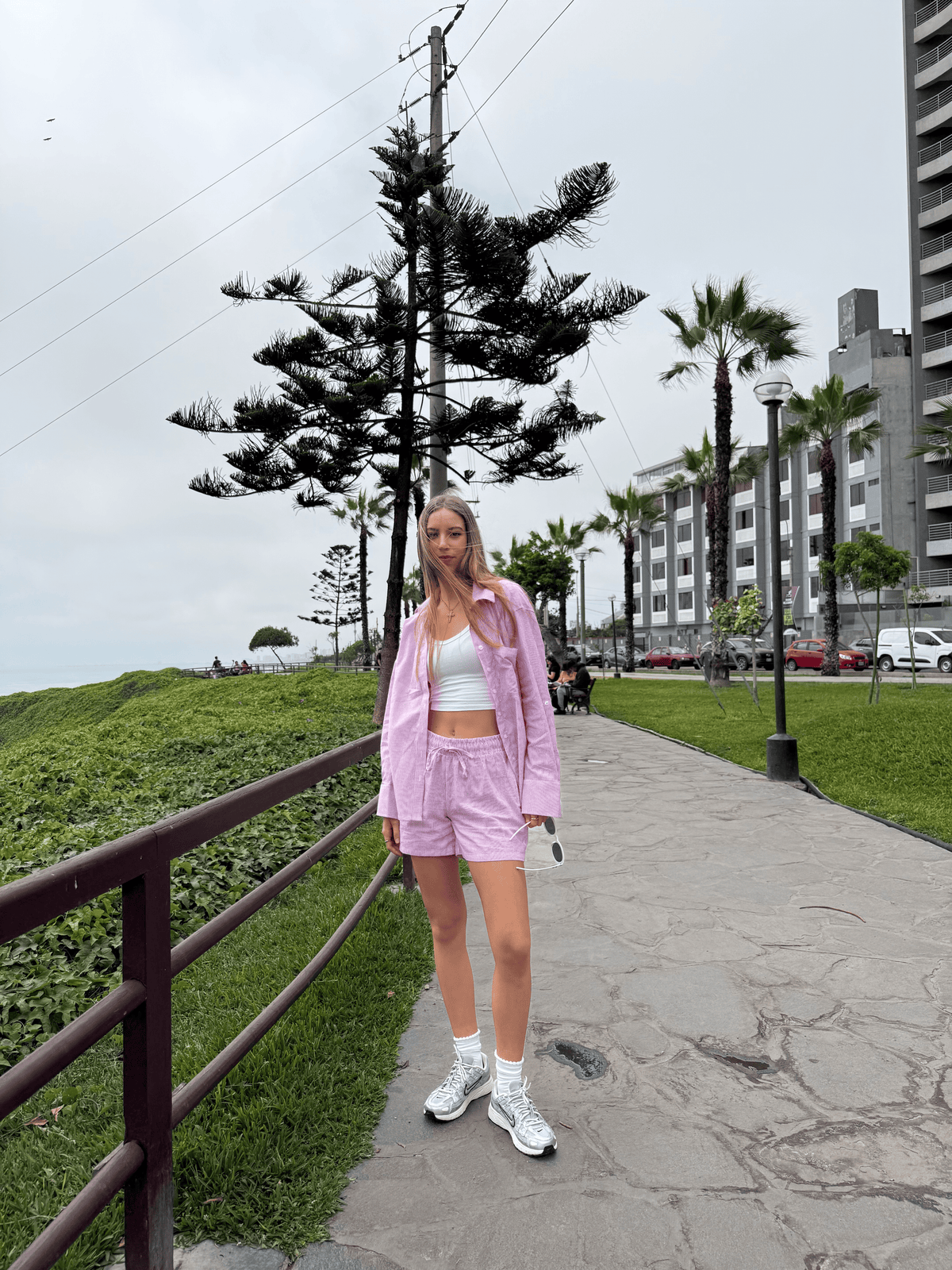 Set Lia Short y Camisón Rojo