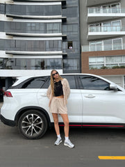 Set Lia Short y Camisón Beige